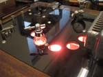 top with glass atomizer bottle