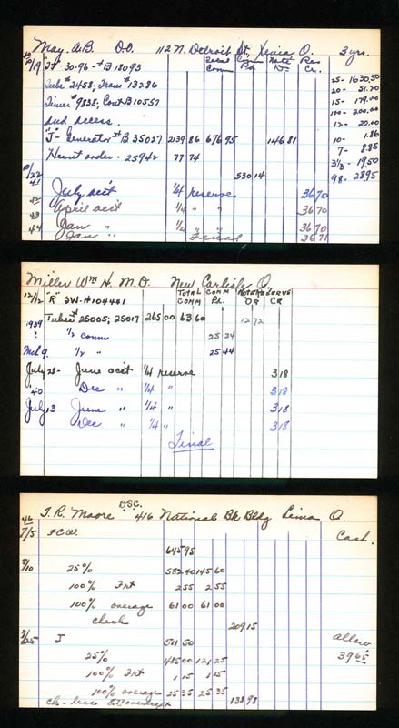 Index cards 11