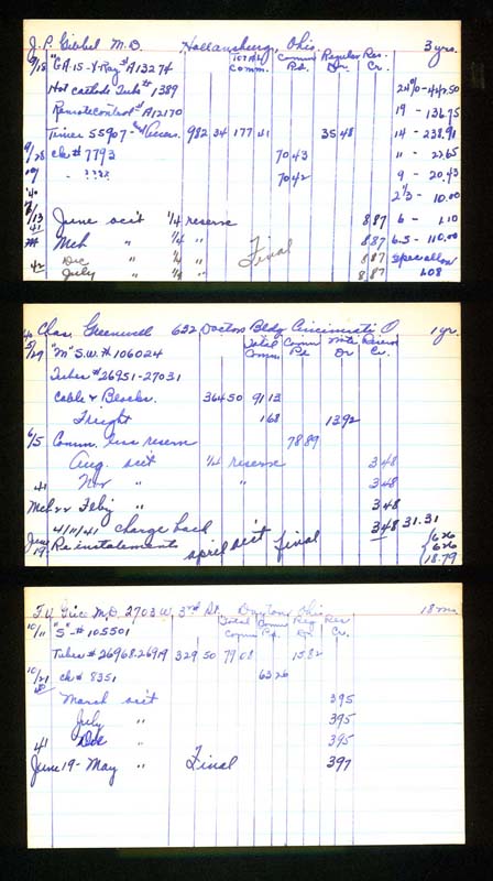 Index cards 6