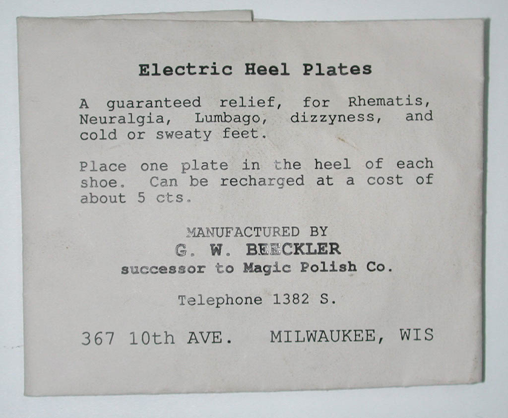 Electric Heel Plates Instructions