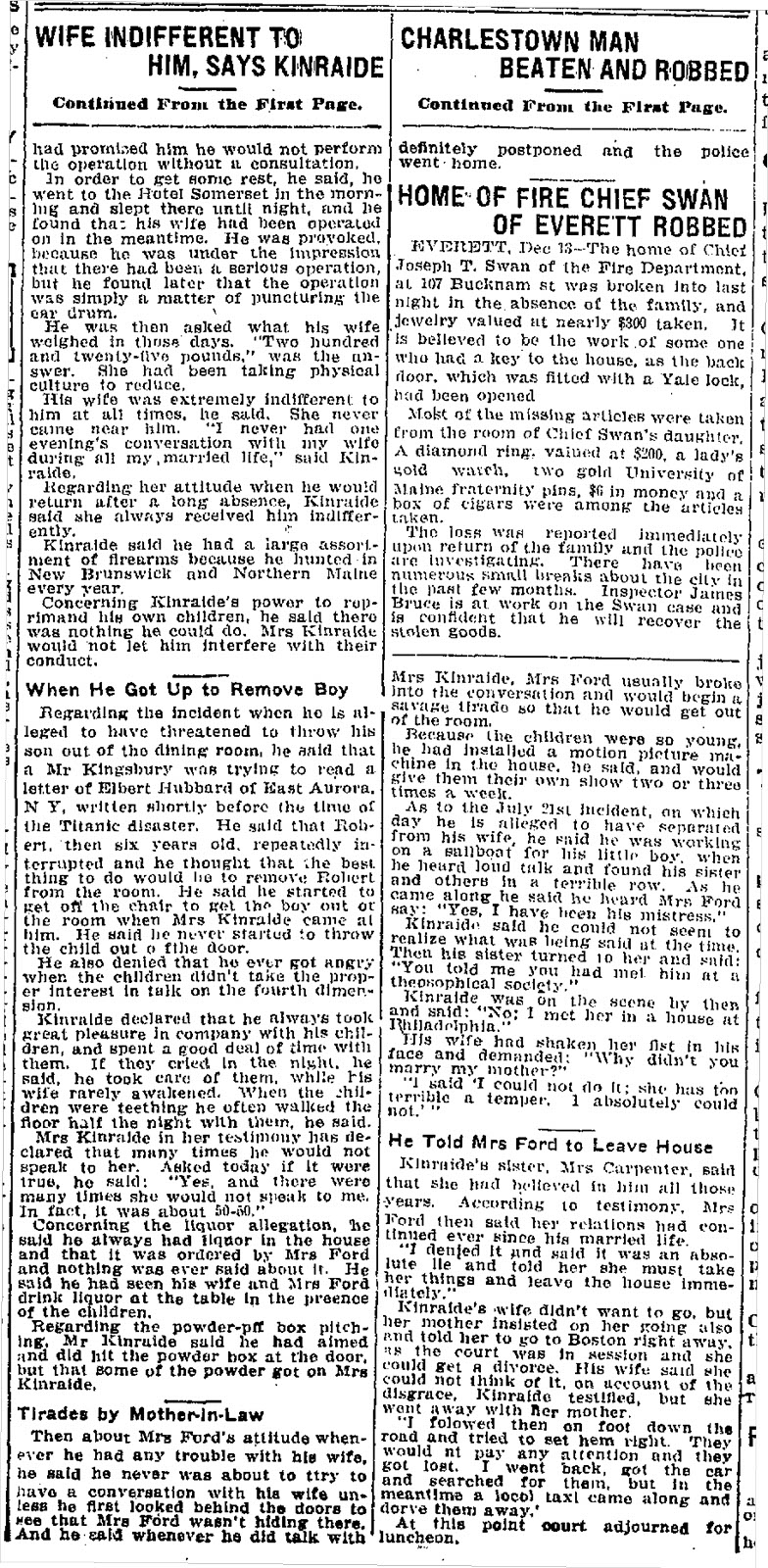 Boston Evening Globe December 13, 1920 pg 7