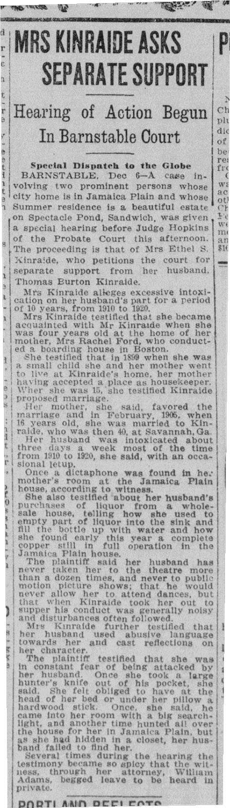 Boston Daily Globe December 7, 1920 pg 7